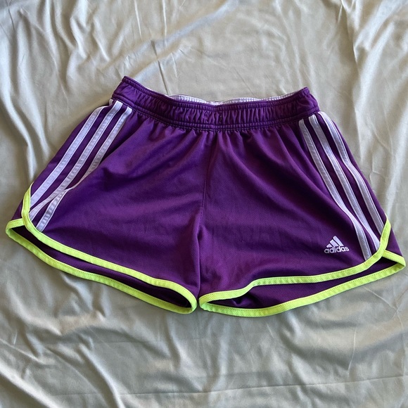 adidas purple shorts